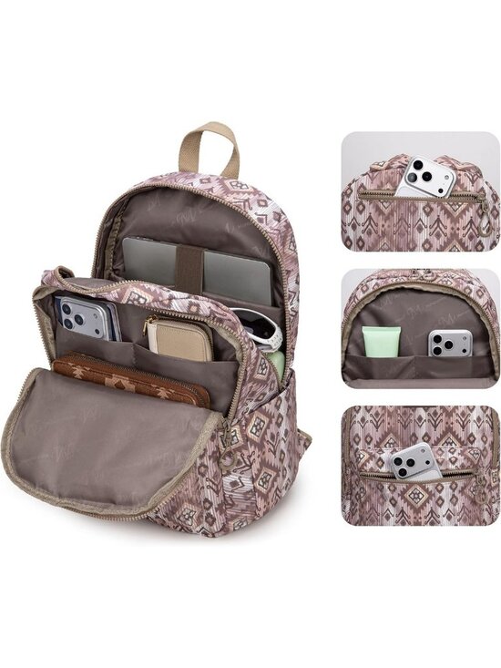 Stylish Western Aztec Backpack Purse for Women | Lightweight Casual Daypack main image 6